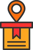 Delivery Location Vector Icon Design