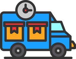 Delivery Time Vector Icon Design