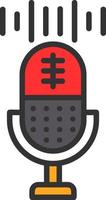 Voice Recording Vector Icon Design