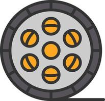 diseño de icono de vector de película