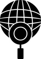 Global Search Vector Icon Design