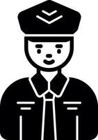 Pilot Vector Icon Design