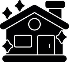 Clean House Vector Icon Design