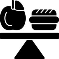 Balanced Diet Vector Icon Design