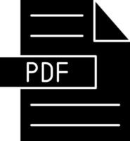 diseño de icono de vector de pdf