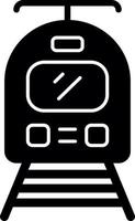 Tram Vector Icon Design