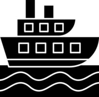 diseño de icono de vector de crucero