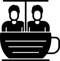 Tea Cup Ride Vector Icon Design