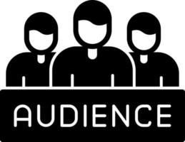 Audience Vector Icon Design