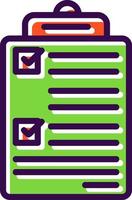 diseño de icono de vector de lista de verificación