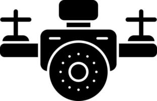 Drone Camera Vector Icon Design