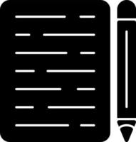 Writing Vector Icon Design