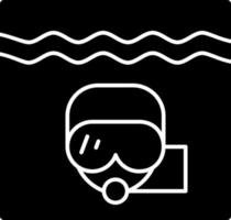 Diver Vector Icon Design