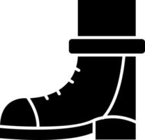 diseño de icono de vector de botas