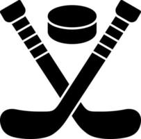 Ice Hockey Vector Icon Design