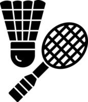 diseño de icono de vector de bádminton