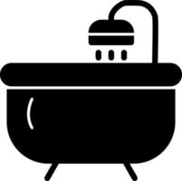 diseño de icono de vector de bañera