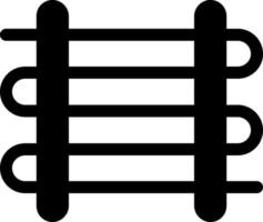 Towel Rail Vector Icon Design