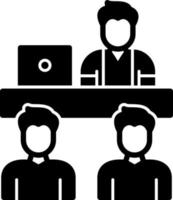 Interview Vector Icon Design