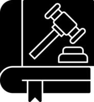 Law Book Vector Icon Design