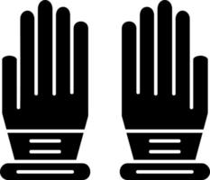 guantes, vector, icono, diseño vector