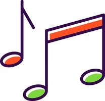 Musical Note Vector Icon Design