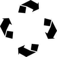 diseño de icono de vector de reciclaje