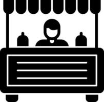 Booth Vector Icon Design