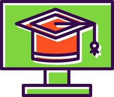 E Learning Vector Icon Design