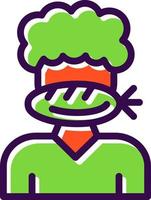 Eating Vector Icon Design
