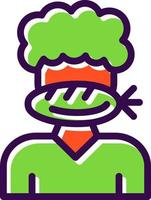 diseño de icono de vector de comer