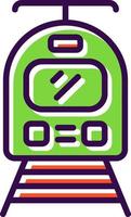 Tram Vector Icon Design