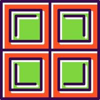 Blocks Vector Icon Design