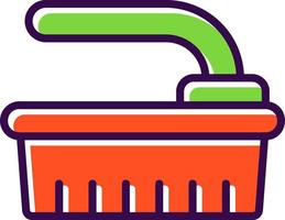 Cleaning Brush Vector Icon Design