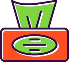 Tissue Box Vector Icon Design