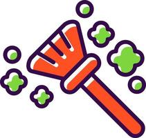 Feather Duster Vector Icon Design