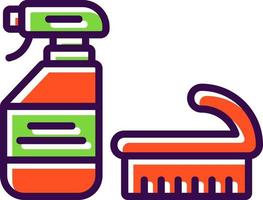 Cleaning Tools Vector Icon Design