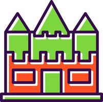 Castle Vector Icon Design