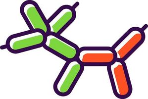 Balloon Dog Vector Icon Design