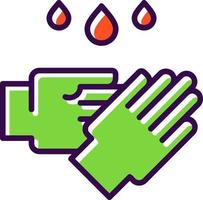 Hand Washing Vector Icon Design