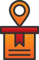 Delivery Location Vector Icon Design