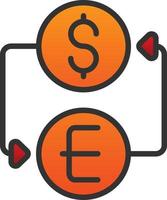 Currency Exchange Vector Icon Design