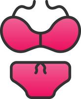 Swimsuit Vector Icon Design