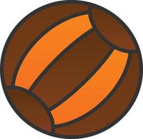 diseño de icono de vector de pelota de playa