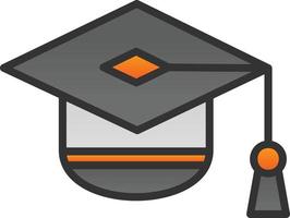 Mortarboard Vector Icon Design