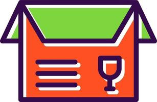 Open Box Vector Icon Design