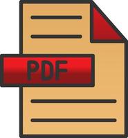 Pdf Vector Icon Design