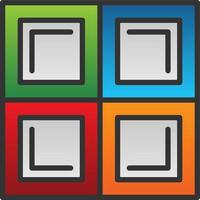 Blocks Vector Icon Design