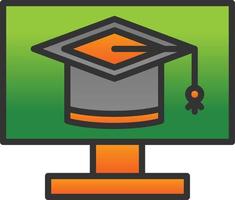 E Learning Vector Icon Design