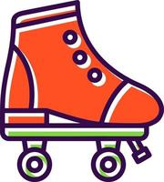 Roller Skate Vector Icon Design